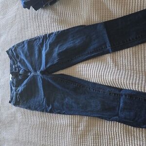 High waisted skinny jeans